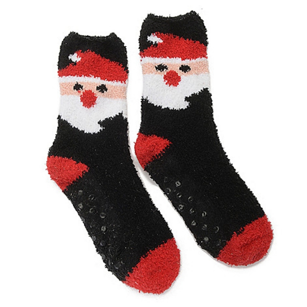 NWT 1 Pair Cozy Santa sock Christopher & Banks